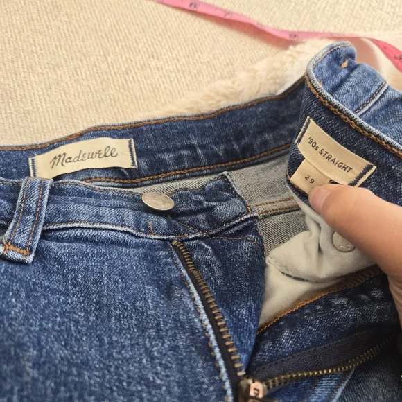 Madewell 90s Straight Jeans Size 29 - Picture 5 of 5